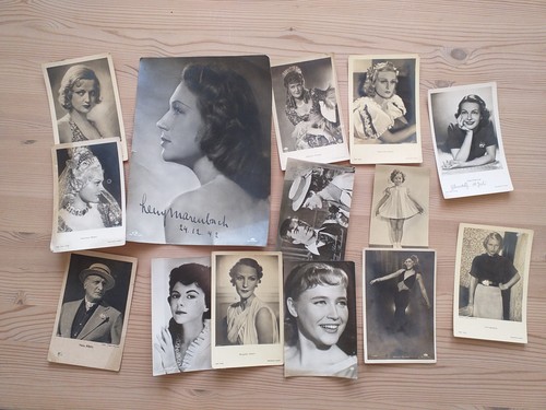 Autogrammkarten konvolut - autogrammkarten,
